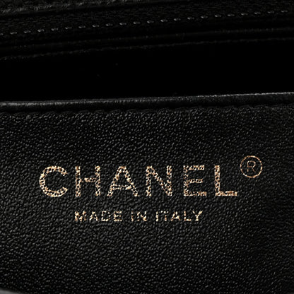 Caviar Quilted Mini Rectangular Flap Black