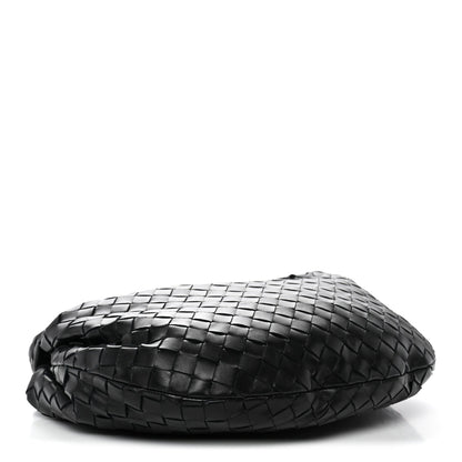 Nappa Intrecciato Teen Jodie Hobo Black