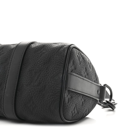 Monogram Taurillon Keepall Bandouliere 25 Black