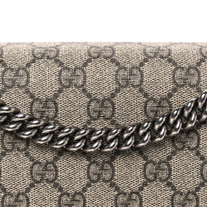 GG Supreme Monogram Medium Dionysus Shoulder Bag Taupe