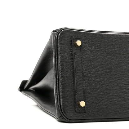 Epsom Birkin 30 Black
