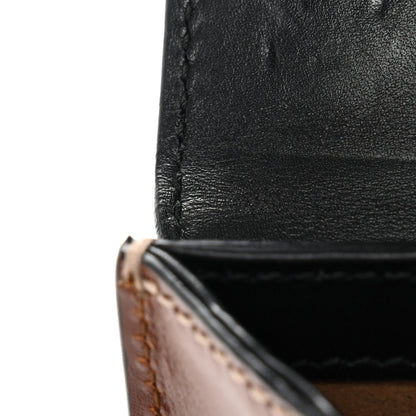 GG Supreme Monogram Calfskin Small Padlock Shoulder Bag Beige Black Cuir