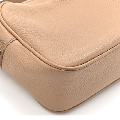 Pebbled Calfskin Small Soho Disco Bag Rose Beige