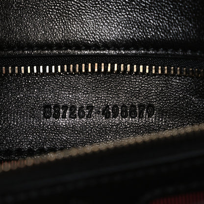 Lambskin Matelasse Medium GG Marmont Shoulder Bag Black