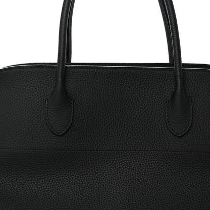 Matte Grained Calfskin EW Margaux Black