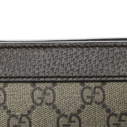 GG Supreme Monogram Web Small Ophidia Chain Shoulder Bag Brown