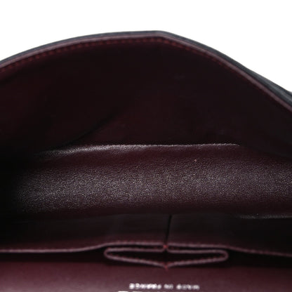Lambskin Quilted Small Double Flap Black