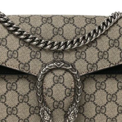 GG Supreme Monogram Small Dionysus Shoulder Bag Black