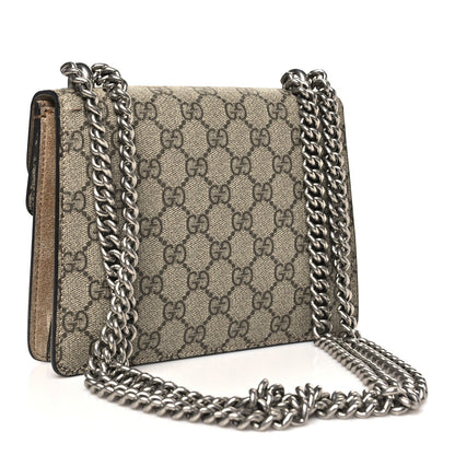 GG Supreme Monogram Mini Dionysus Shoulder Bag Taupe