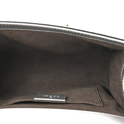 Galassia Small Padlock Shoulder Bag Argento