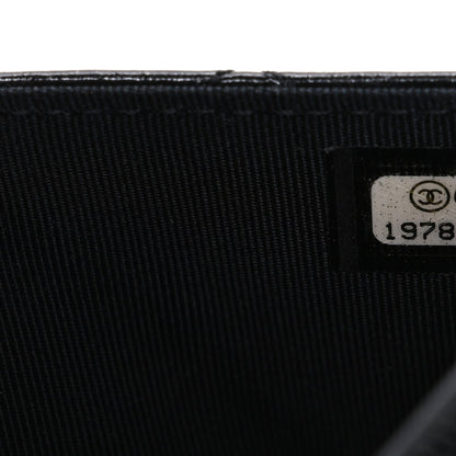 Glazed Aged Calfskin Reissue Wallet On Chain WOC So Black