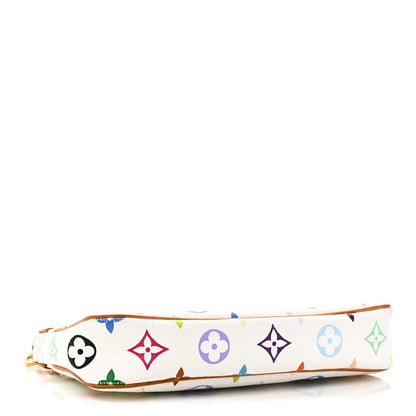 Monogram Multicolor Pochette Accessories White