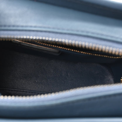 Snakeskin Small Gabrielle Hobo Blue