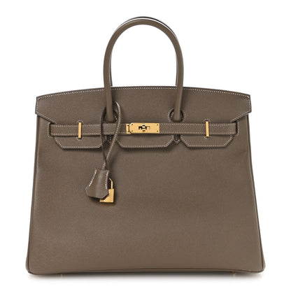 Epsom Birkin 35 Etoupe
