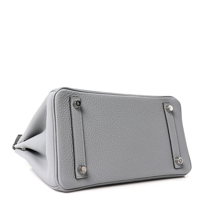 Togo Birkin 25 Gris Pantin