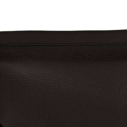 Grained Calfskin Small Slouchy Banana Bag Aubergine
