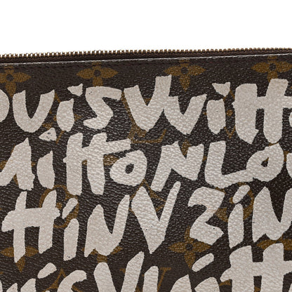 Monogram Graffiti Pochette Accessories Silver