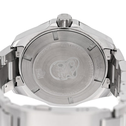 Stainless Steel 43mm Aquaracer 300M Automatic Watch Black WAY201F