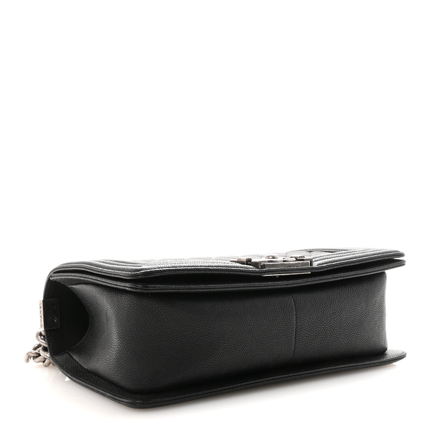 Caviar Quilted Medium Boy Flap Black
