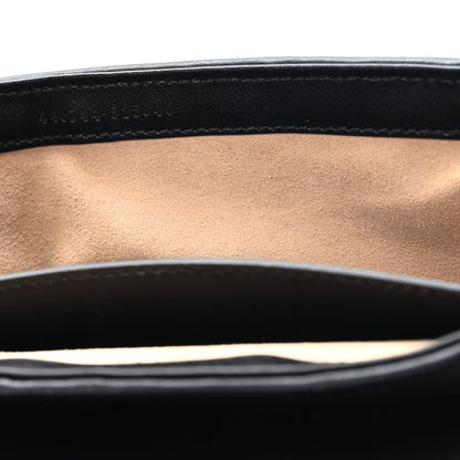 Calfskin Matelasse Aria Mini GG Marmont Shoulder Bag Black