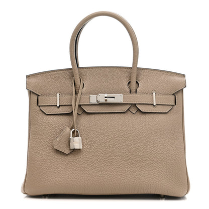 Togo Birkin 30 Gris Tourterelle
