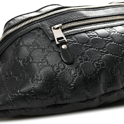 Guccissima Web Belt Bag Black