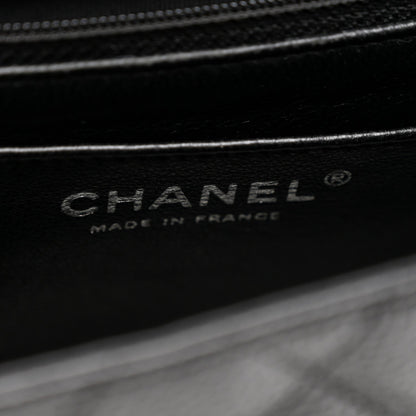 Caviar Quilted Mini Square Flap Black