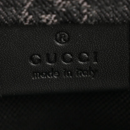 Denim Cuoio Harness GG Monogram Mini Ophidia Tote Bag Black Medium Grey