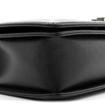 Caviar Quilted New Medium Boy Flap So Black