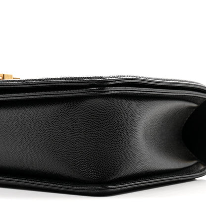Caviar Quilted New Medium Boy Flap Black