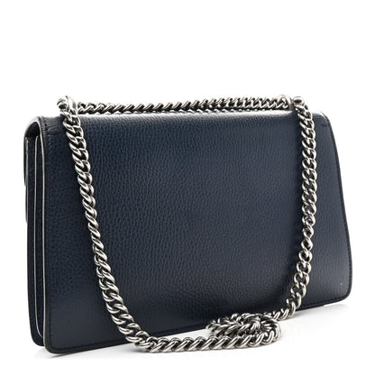 Dollar Calfskin Crystal Small Dionysus Shoulder Bag Blue Agata Montana Sapphire
