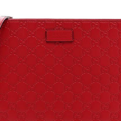 Guccissima Signature Messenger Bag Hibiscus Red