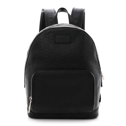 Guccissima Signature Small Day Backpack Black