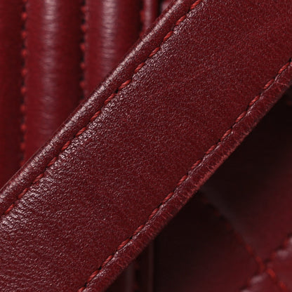 Lambskin Quilted New Medium Boy Flap Red