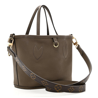 Monogram Neverfull Inside Out Bandouliere BB Dark Fango