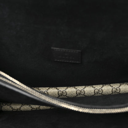 GG Supreme Monogram Small Dionysus Shoulder Bag Black