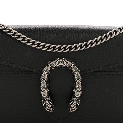 Calfskin Super Mini Dionysus Shoulder Bag Black