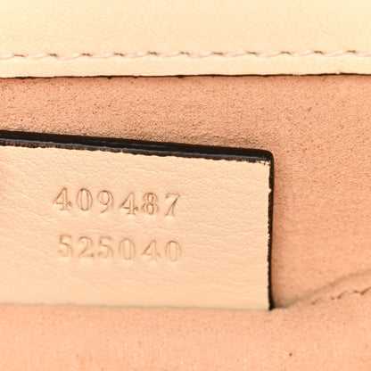 GG Supreme Monogram Calfskin Small Padlock Shoulder Bag Beige Mystic White Sun Oil