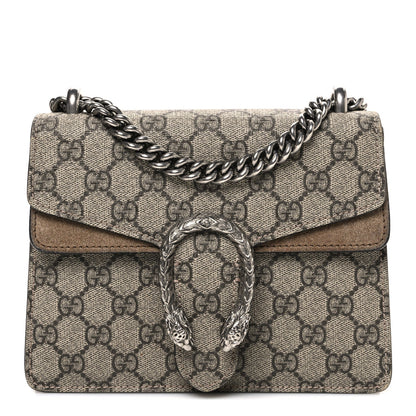 GG Supreme Monogram Mini Dionysus Shoulder Bag Taupe