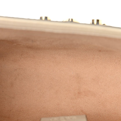 GG Supreme Monogram Calfskin Small Padlock Shoulder Bag Beige Mystic White Sun Oil