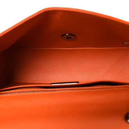 Alligator Mini Rectangular Flap Orange