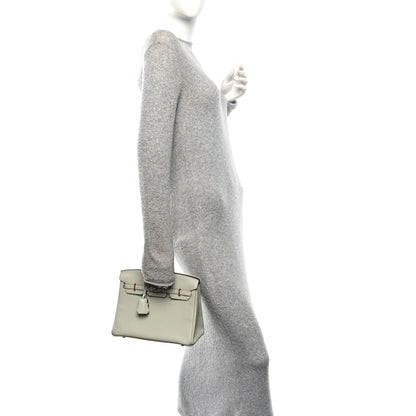 Togo Birkin 25 Gris Neve