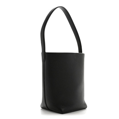 Grained Calfskin Small N/S Park Tote Black