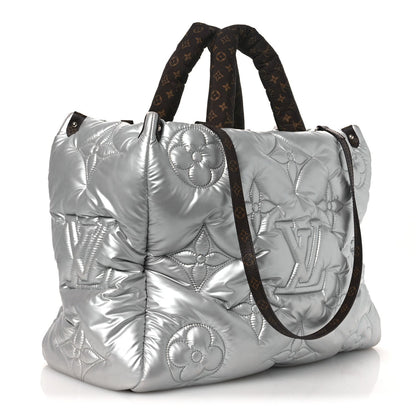 Econyl Monogram Pillow Giant Onthego GM Silver