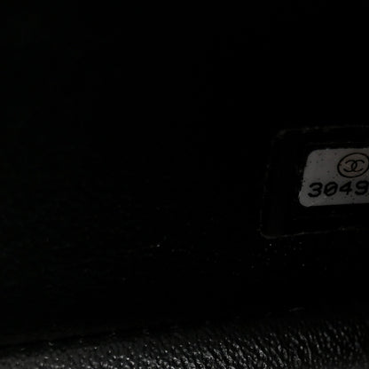 Lambskin Quilted Mini Rectangular Flap Black