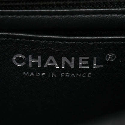 Lambskin Quilted Mini Rectangular Flap So Black