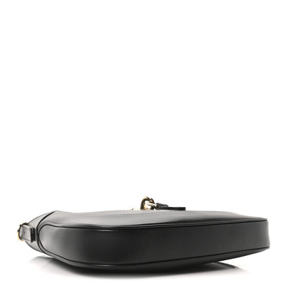 Calfskin Small Jackie Shoulder Bag Black