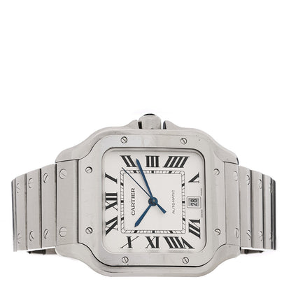 Stainless Steel 39.8mm Santos De Cartier Automatic Watch