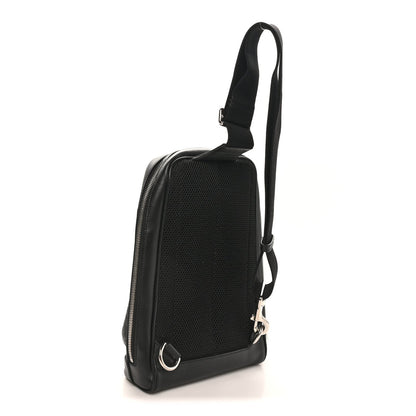 Guccissima Sling Backpack Black