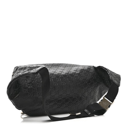 Guccissima Web Belt Bag Black